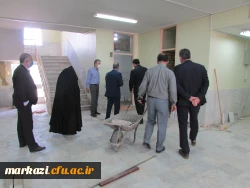 بازدید مدیرکل آموزش و پرورش استان مرکزی از روند ساخت و ساز و تعمیرات در پردیس حضرت زینب کبری(س) 2