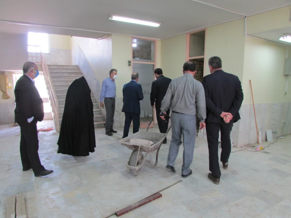 بازدید مدیرکل آموزش و پرورش استان مرکزی از روند ساخت و ساز و تعمیرات در پردیس حضرت زینب کبری(س) 2