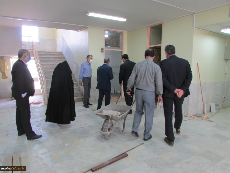 بازدید مدیرکل آموزش و پرورش استان مرکزی از روند ساخت و ساز و تعمیرات در پردیس حضرت زینب کبری(س) 2