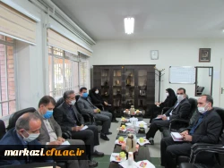 جلسه هماهنگی کارورزی سال تحصیلی 1400-1399 با مسئولان اداره کل استان در دانشگاه فرهنگیان استان مرکزی برگزار شد 4