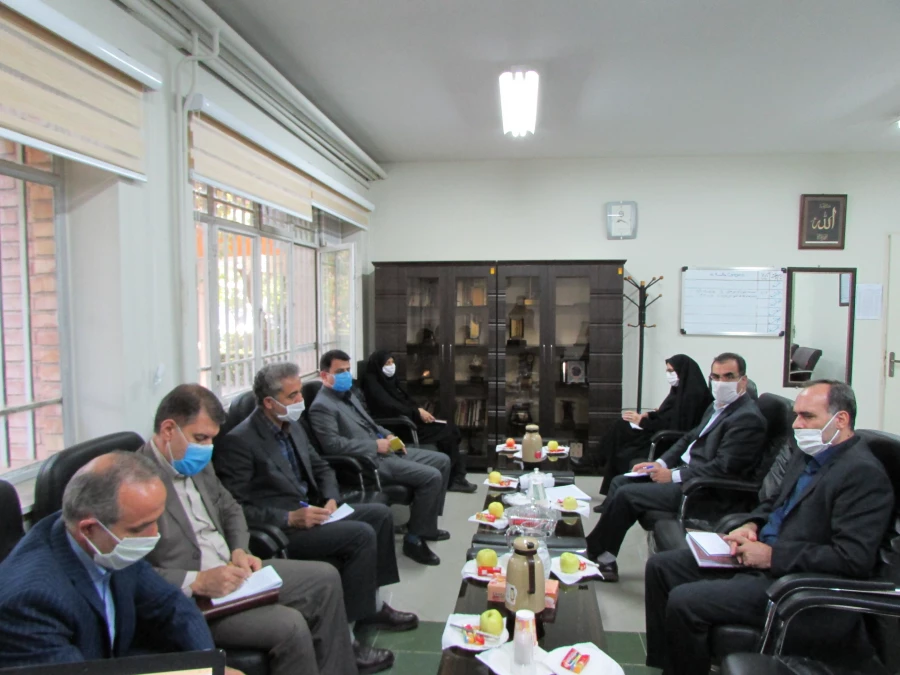 جلسه هماهنگی کارورزی سال تحصیلی 1400-1399 با مسئولان اداره کل استان در دانشگاه فرهنگیان استان مرکزی برگزار شد 4