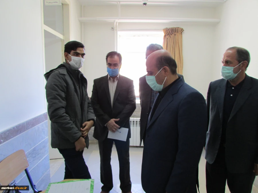 بازدید نماینده مردم اراک، خنداب و کمیجان  از روند برگزاری مصاحبه داوطلبان ورود به دانشگاه فرهنگیان 6