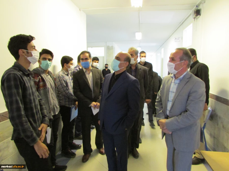 بازدید نماینده مردم اراک، خنداب و کمیجان  از روند برگزاری مصاحبه داوطلبان ورود به دانشگاه فرهنگیان 7