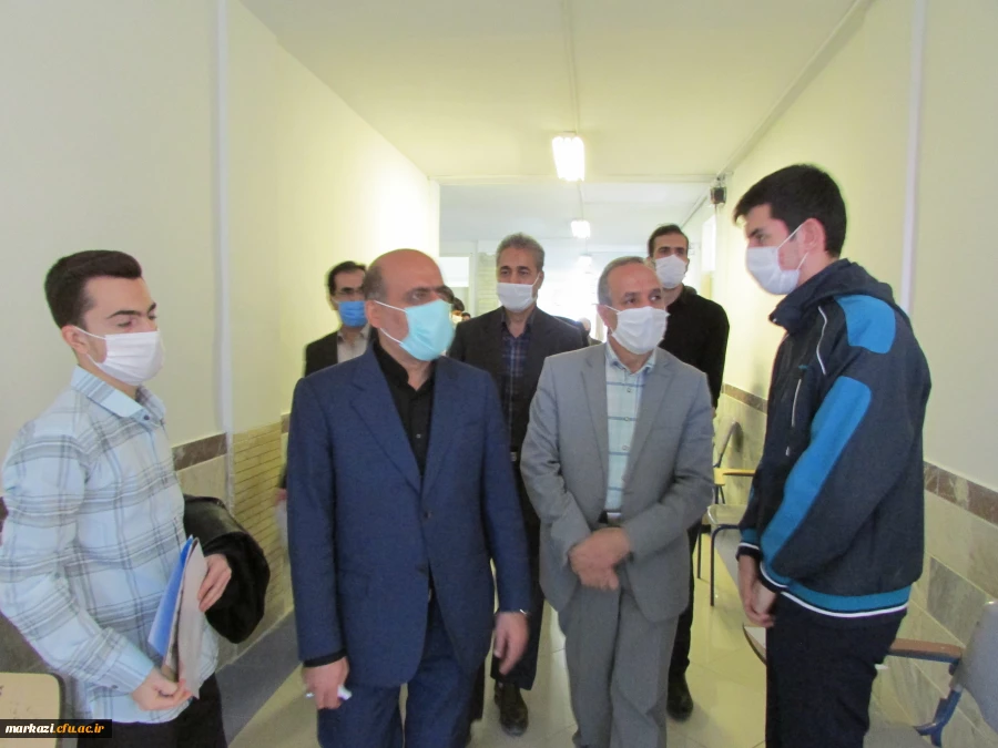 بازدید نماینده مردم اراک، خنداب و کمیجان  از روند برگزاری مصاحبه داوطلبان ورود به دانشگاه فرهنگیان 8