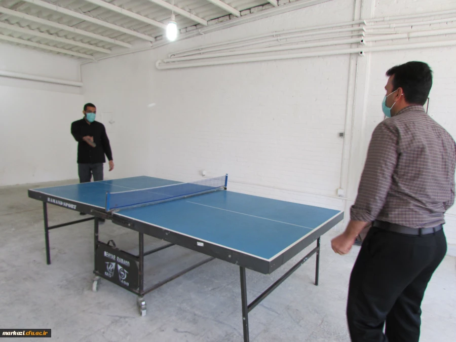 سالن تنیس روی میز پردیس شهید باهنر اراک افتتاح شد 3