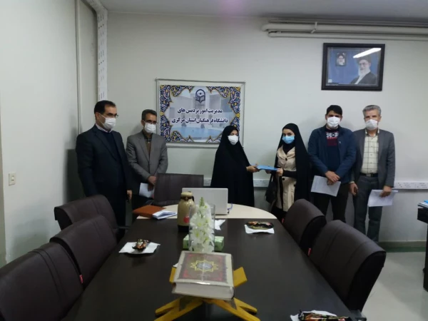 جلسه معارفه اعضای جدید شورای صنفی سال 1399 پردیس های دانشگاه فرهنگیان استان مرکزی تشکیل شد 2