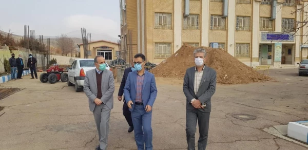 بازدید مدیر کل توسعه، تجهیز و نوسازی مدارس استان مرکزی از پروژه طرح توسعه ساختمان آموزشی پردیس حضرت زینب کبری(س) 2