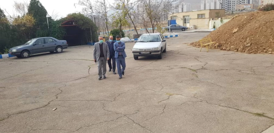 بازدید مدیر کل توسعه، تجهیز و نوسازی مدارس استان مرکزی از پروژه طرح توسعه ساختمان آموزشی پردیس حضرت زینب کبری(س) 5