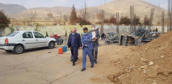 بازدید مدیر کل توسعه، تجهیز و نوسازی مدارس استان مرکزی از پروژه طرح توسعه ساختمان آموزشی پردیس حضرت زینب کبری(س) 6