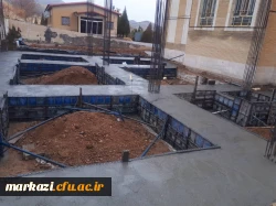 آغاز بتن ریزی طرح توسعه ساختمان آموزش پردیس حضرت زینب کبری(س) استان مرکزی 6