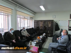 رئیس دفتر نظارت و بازرسی انتخابات استان مرکزی با سرپرست دانشگاه فرهنگیان استان 2