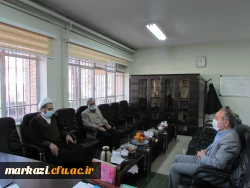 رئیس دفتر نظارت و بازرسی انتخابات استان مرکزی با سرپرست دانشگاه فرهنگیان استان 3