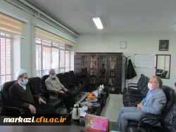 رئیس دفتر نظارت و بازرسی انتخابات استان مرکزی با سرپرست دانشگاه فرهنگیان استان 4