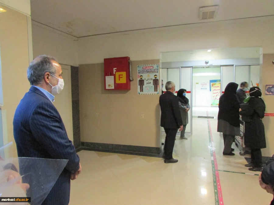 دیدارسرپرست دانشگاه فرهنگیان  با پرستاران بیمارستان آیت الله خوانساری به مناسبت بزرگداشت مقام پرستار 3