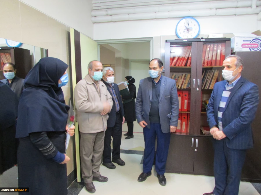 دیدارسرپرست دانشگاه فرهنگیان  با پرستاران بیمارستان آیت الله خوانساری به مناسبت بزرگداشت مقام پرستار 6