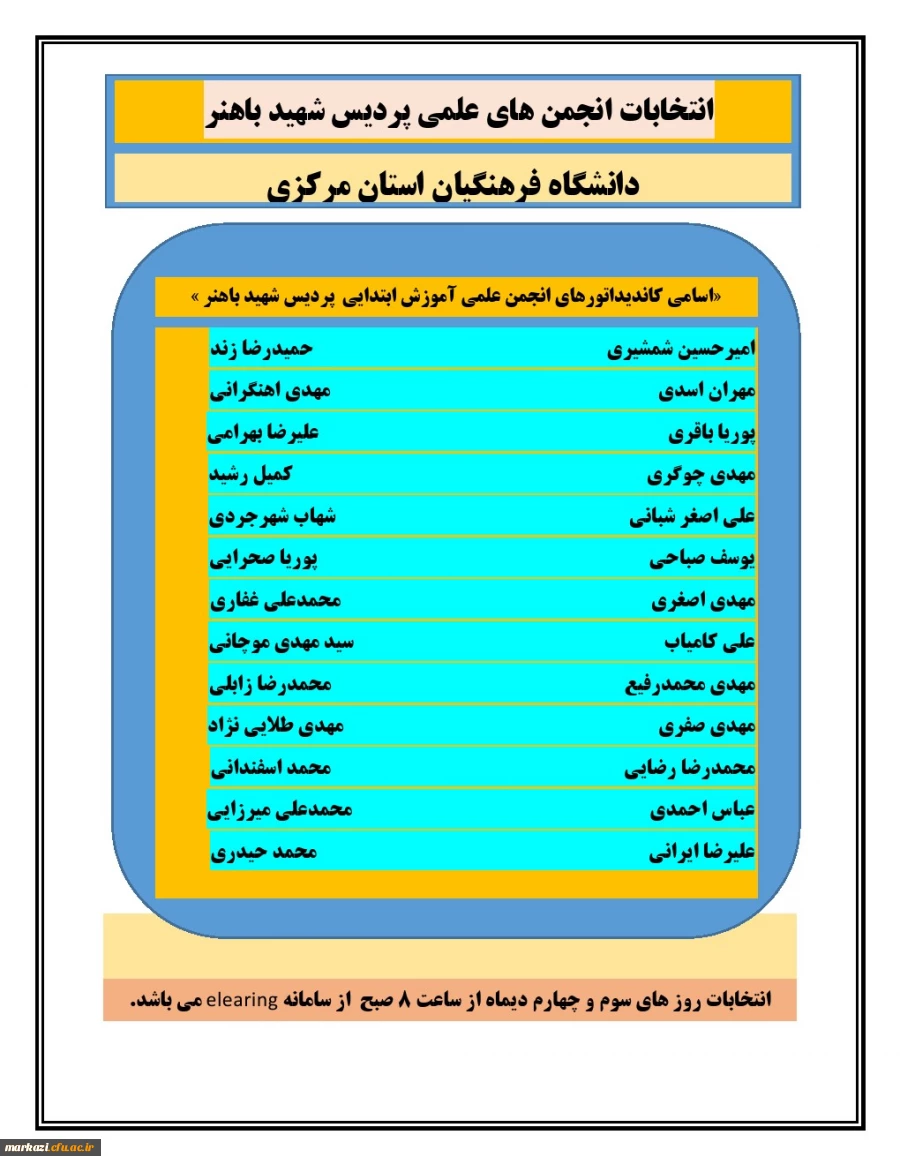 کاندید اموزش ابتدایی