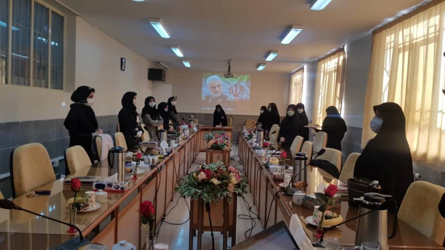 آیین معنوی تجدید میثاق با شهدا در پردیس زینب کبری  (س)برگزار شد 5