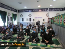 مراسم عزاداری شهادت حضرت فاطمه زهرا (س) در دانشگاه فرهنگیان استان مرکزی برگزار شد 3