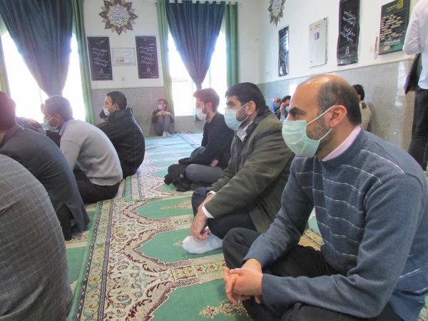 مراسم عزاداری شهادت حضرت فاطمه زهرا (س) در دانشگاه فرهنگیان استان مرکزی برگزار شد 7