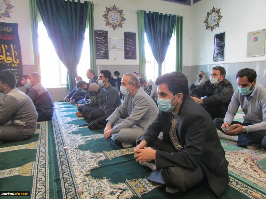 مراسم عزاداری شهادت حضرت فاطمه زهرا (س) در دانشگاه فرهنگیان استان مرکزی برگزار شد 9