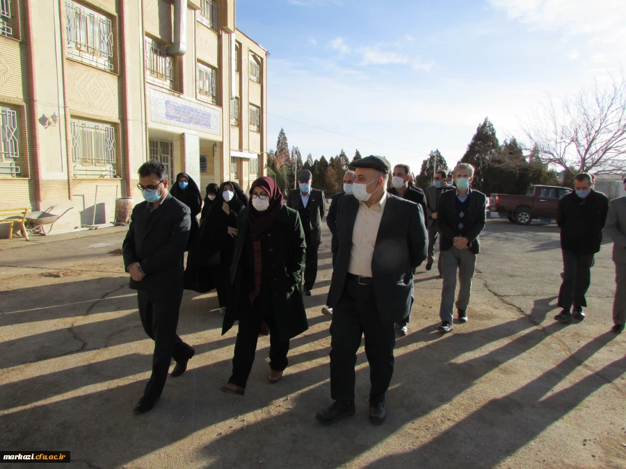 بازدید معاون برنامه ریزی و امور مشارکت های مردمی سازمان نوسازی مدارس کشور از پردیس حضرت زینب کبری اراک 4