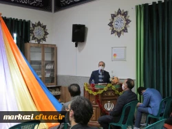 به مناسبت ایام الله دهه فجر و ولادت حضرت زهرا (س) و گرامیداشت بنیانگذار جمهوری اسلامی ایران دانشگاه فرهنگیان استان محفل انس با قرآن کریم را برگزار کرد 5