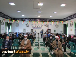 به مناسبت ایام الله دهه فجر و ولادت حضرت زهرا (س) و گرامیداشت بنیانگذار جمهوری اسلامی محفل انس با قرآن کریم در دانشگاه فرهنگیان استان مرکزی برگزار شد 4