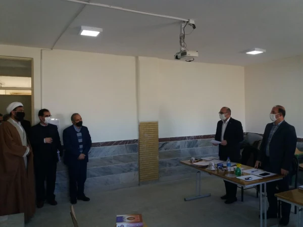 بازدید سرپرست دانشگاه فرهنگیان استان مرکزی از روند مصاحبه داوطلبین آزمون استخدامی 4