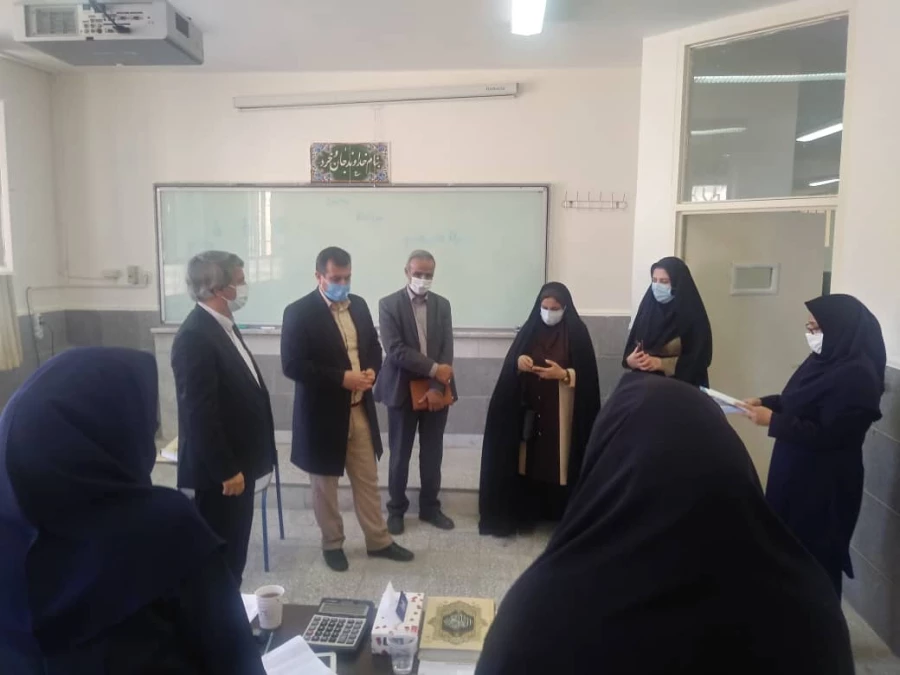  معاون مدیرکل آموزش و پرورش استان از روند برگزاری مصاحبه پذیرفته شدگان آزمون استخدامی بازدید کرد 9