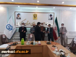 مراسم تکریم و معارفه مسئولین جدید آموزش و امور دانشجویی پردیس شهید باهنر برگزار شد 4