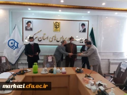 مراسم تکریم و معارفه مسئولین جدید آموزش و امور دانشجویی پردیس شهید باهنر برگزار شد 5