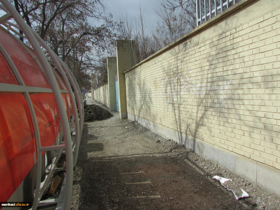 آغاز عملیات کف سازی و سنگ فرش محوطه بیرونی پردیس شهید باهنر 5