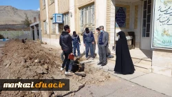 آغاز عملیات اجرای فیبر نوری در پردیس های دانشگاه فرهنگیان استان مرکزی 4