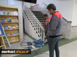 آغاز عملیات اجرای فیبر نوری در پردیس های دانشگاه فرهنگیان استان مرکزی 6