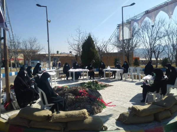 برگزاری مراسم هفتمین روز شهید گمنام در پردیس حضرت زینب کبری(س) برگزار شد 7