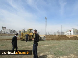 آغاز عملیات خاکبرداری و احداث زمین چمن مصنوعی در پردیس شهید باهنر اراک 3