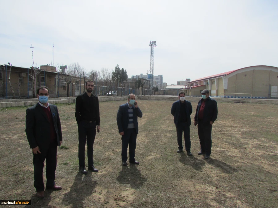 آغاز عملیات خاکبرداری و احداث زمین چمن مصنوعی در پردیس شهید باهنر اراک 6