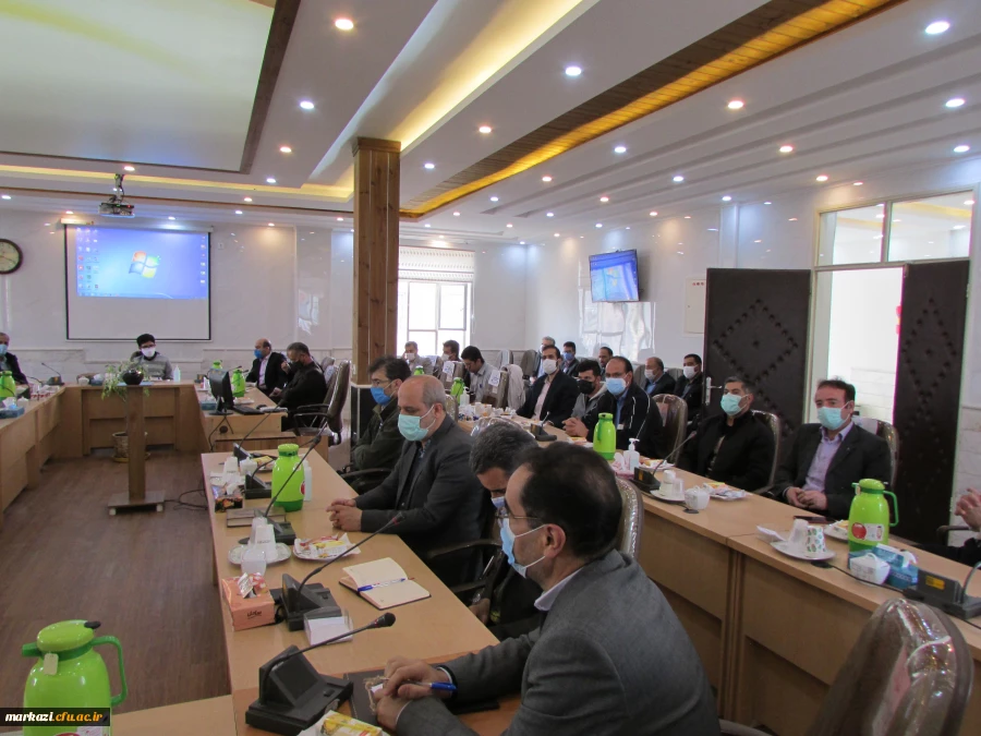 جلسه پایان سال 1399، تقدیر از زحمات و تلاش یک ساله کارکنان دانشگاه فرهنگیان استان مرکزی 7