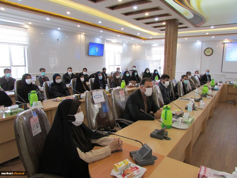 جلسه پایان سال 1399، تقدیر از زحمات و تلاش یک ساله کارکنان دانشگاه فرهنگیان استان مرکزی 9