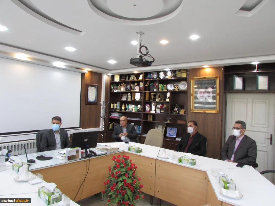 دیدار نوروزی رییس دانشگاه فرهنگیان استان مرکزی با مدیرکل آموزش و پرورش استان 4