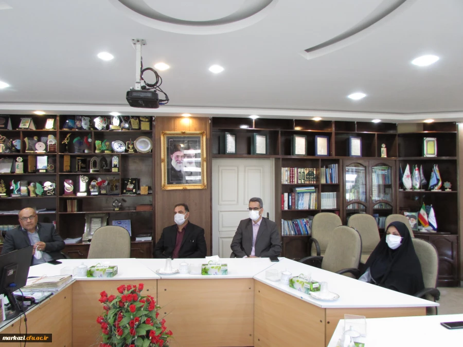 دیدار نوروزی رییس دانشگاه فرهنگیان استان مرکزی با مدیرکل آموزش و پرورش استان 5