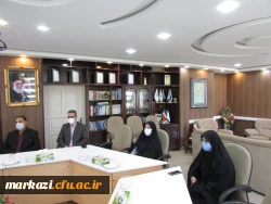 دیدار نوروزی رییس دانشگاه فرهنگیان استان مرکزی با مدیرکل آموزش و پرورش استان 6