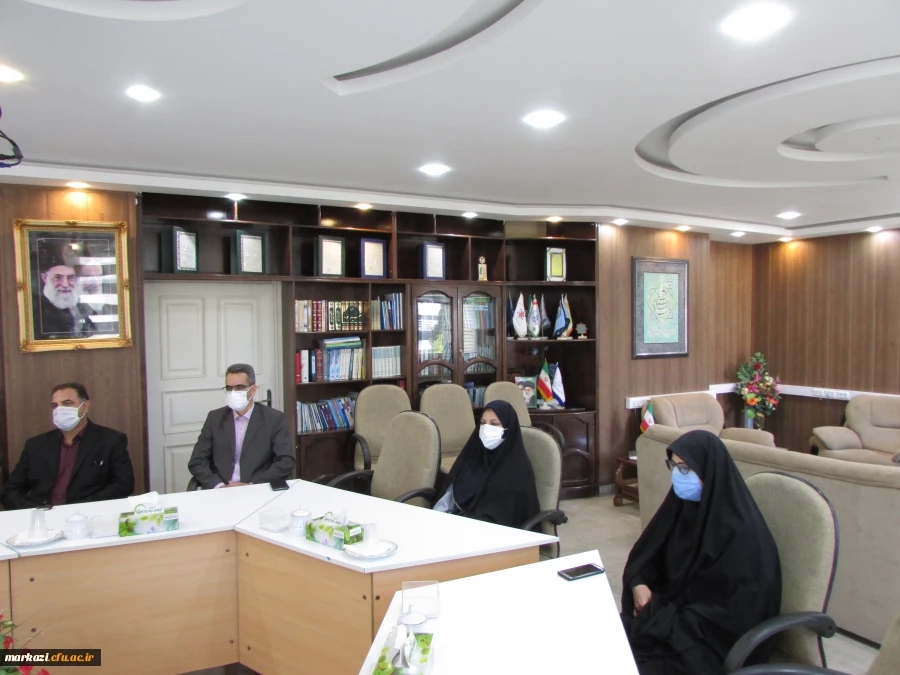 دیدار نوروزی رییس دانشگاه فرهنگیان استان مرکزی با مدیرکل آموزش و پرورش استان 6