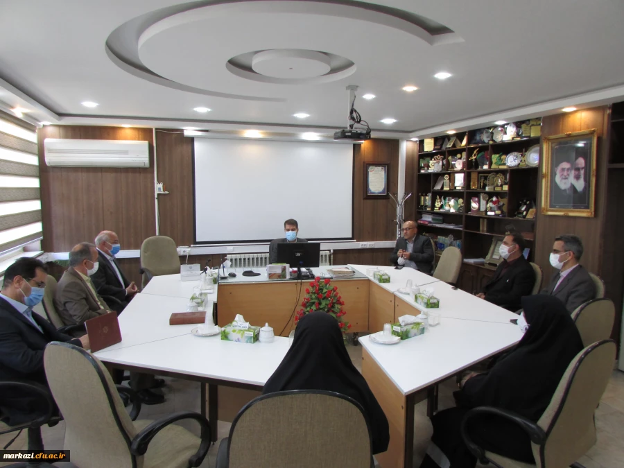 دیدار نوروزی رییس دانشگاه فرهنگیان استان مرکزی با مدیرکل آموزش و پرورش استان 7