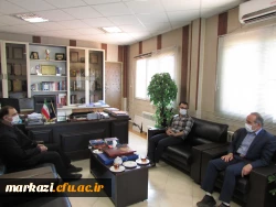 دیدار سرپرست دانشگاه فرهنگیان استان با مدیرکل نوسازی، تجهیز و توسعه مدارس 3