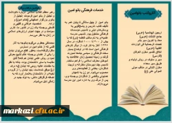 بروشور معرفی بانو امین 2