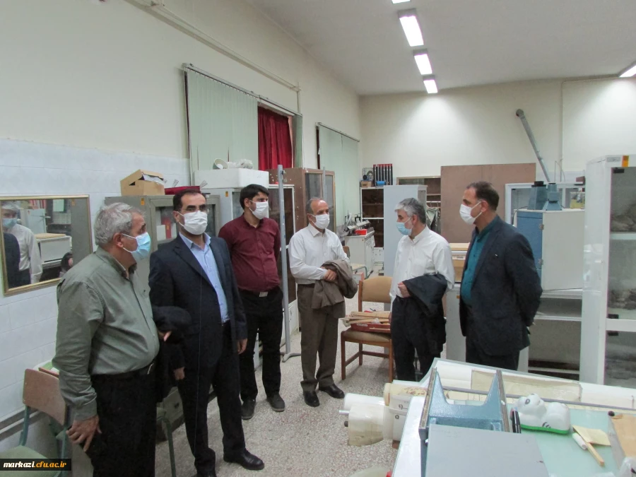 بازدید معاون آموزشی و تحصیلات تکمیلی دانشگاه فرهنگیان از پردیس های دانشگاه فرهنگیان استان مرکزی 8