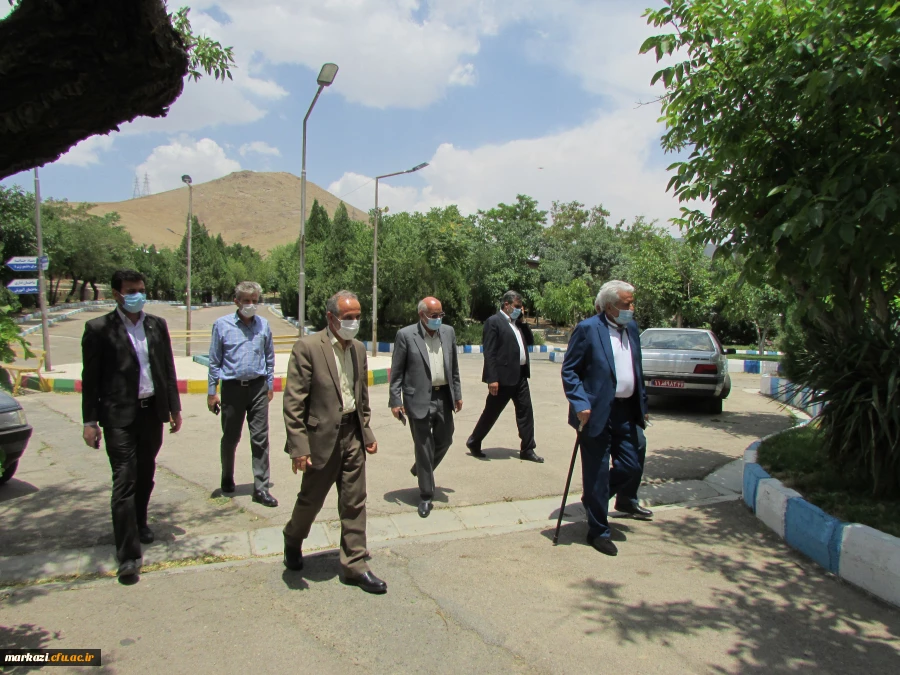 بازدید خیّر نیک اندیش غلامعلی توکلی از دانشگاه فرهنگیان استان مرکزی 3