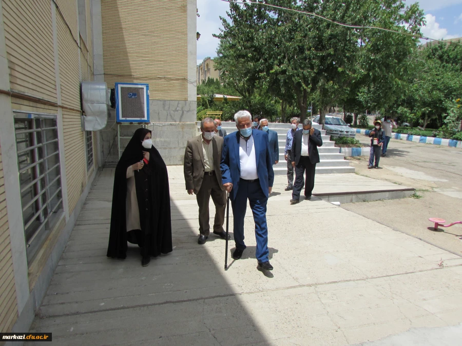 بازدید خیّر نیک اندیش غلامعلی توکلی از دانشگاه فرهنگیان استان مرکزی 4