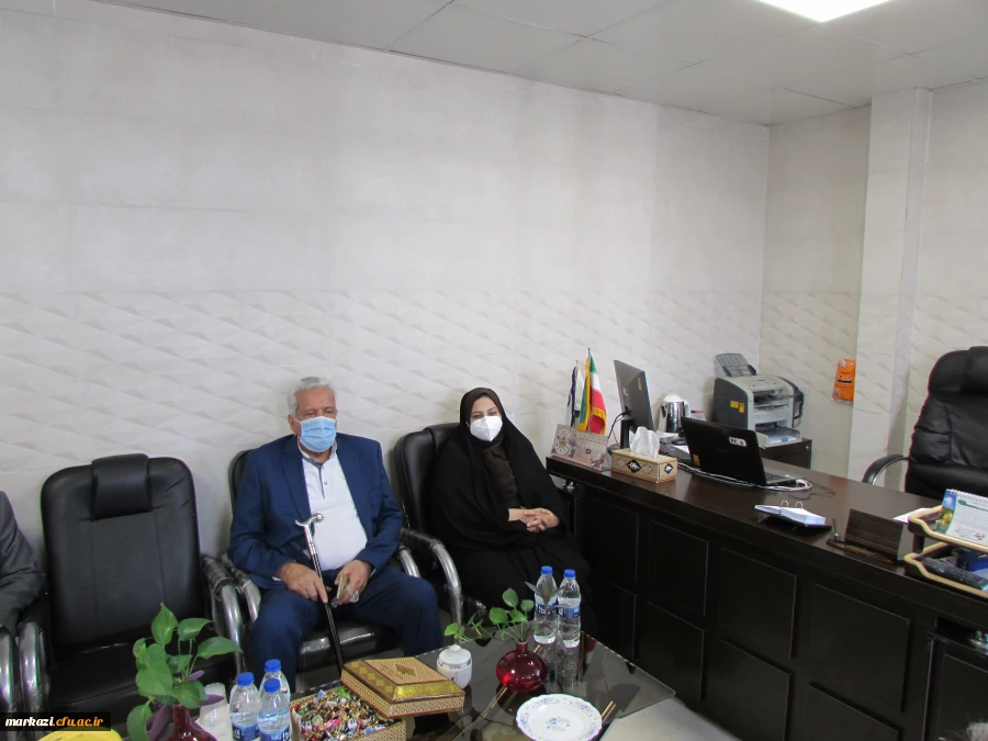 بازدید خیّر نیک اندیش غلامعلی توکلی از دانشگاه فرهنگیان استان مرکزی 5